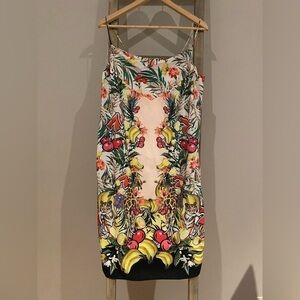 ASOS tropical summer midi slip dress